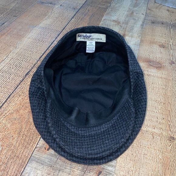 Country gentleman cg028 british ivy cap wool 
Size L 
Gray and black - Picture 6 of 8